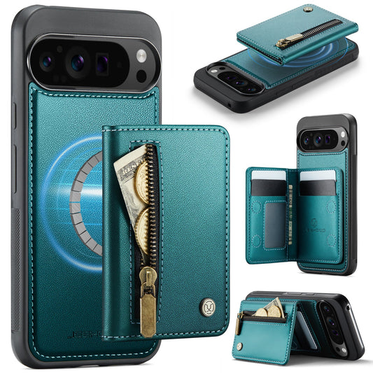 RFID Blocking Detachable Magsafe Wallet Phone Case for Pixel 9 Pro